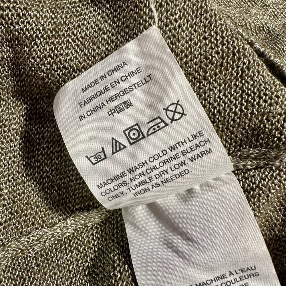 J. Crew ‘Summerweight Pullover Sweater’ in Light Olive Green Size Small